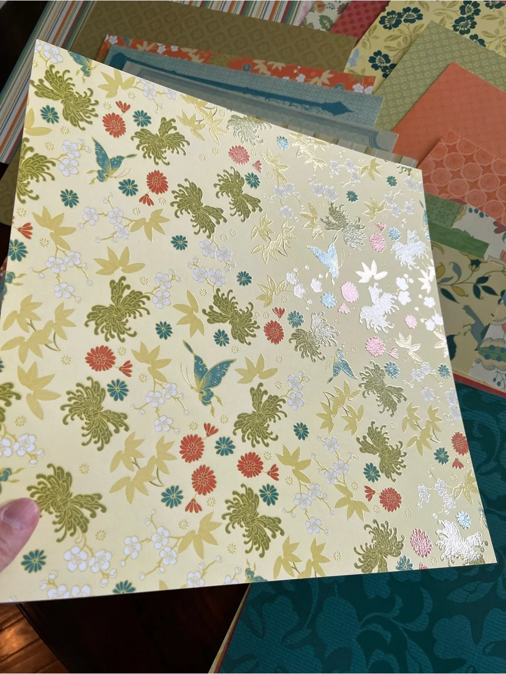 Assorted Scrapbooking Paper, including Anna Griffin - Picture 11 of 16